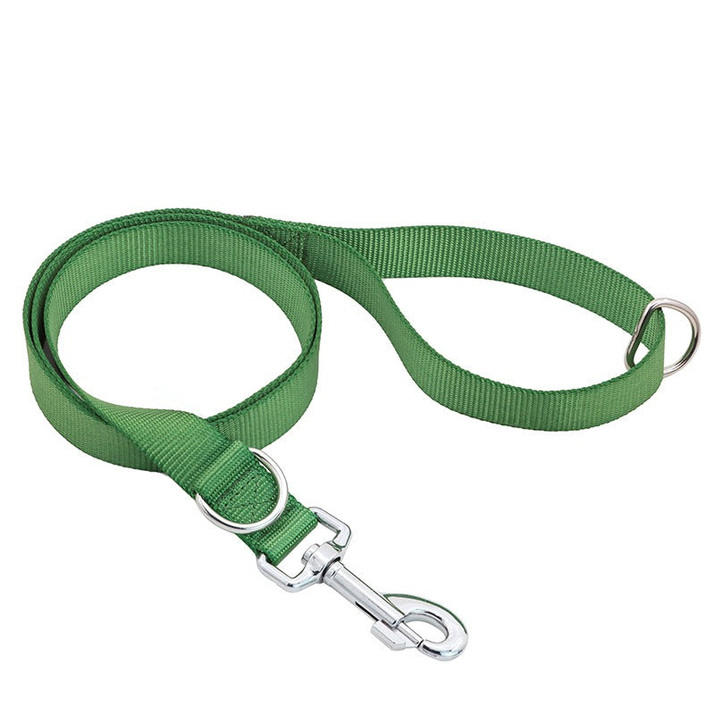 Hundeleine, Standardleine 1,2m lang verstellbar aus robusten 2cm/2,5cm breite Nylon-Gurtband